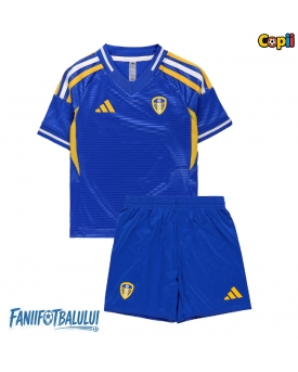 Leeds United Echipament de Fotbal Replică 2025-26 Copii Deplasare (+ Șorturi)